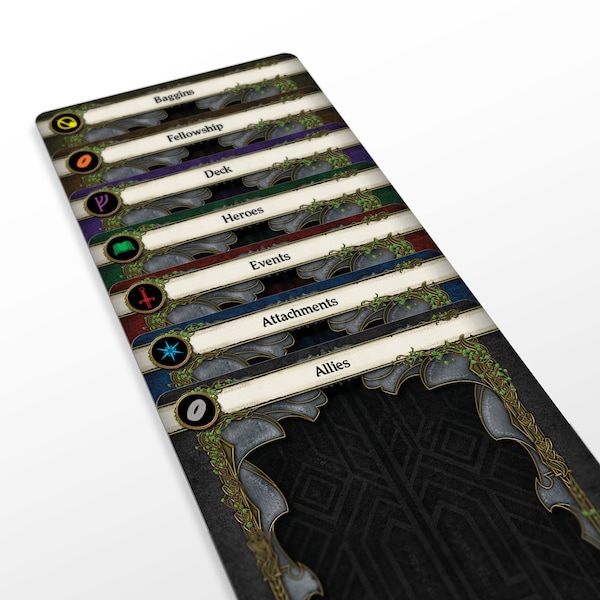 Player Card Sets - Lord of the Rings LCG Dividers - 30pcs 'Ranger' or 74pcs 'King' Set