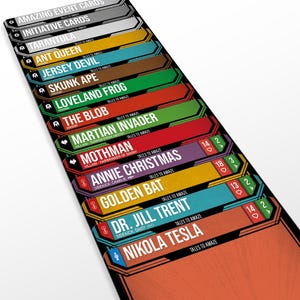 Juego de separadores Tales to Amaze - UnMatched Adventures - 14 piezas