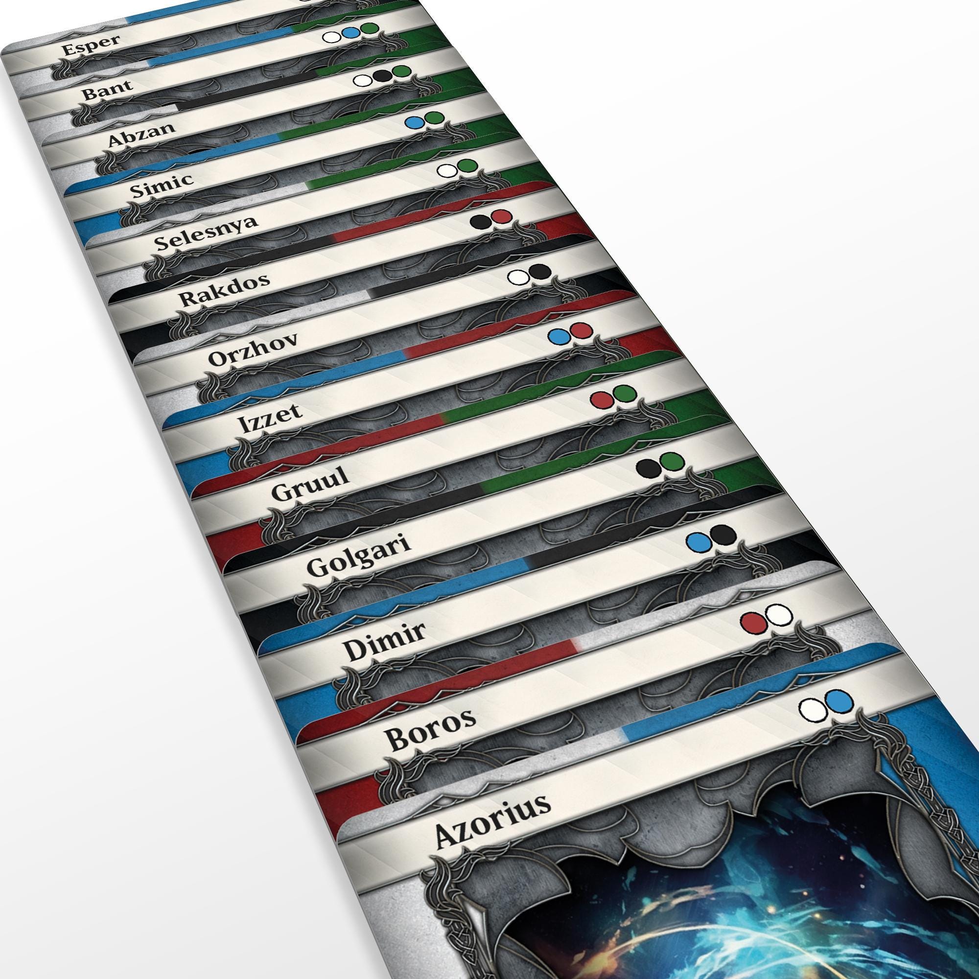 Magic the Gathering Dividers Organizer Cards - Color Combo Set
