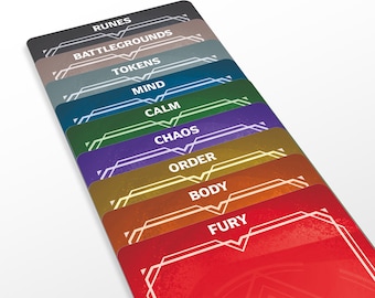 Rune Divider Set - Riftbound TCG Card Game Dividers / Separators