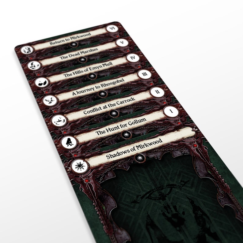 Cycle 1 Lord of the Rings Dividers 7pcs Shadows of Mirkwood Set