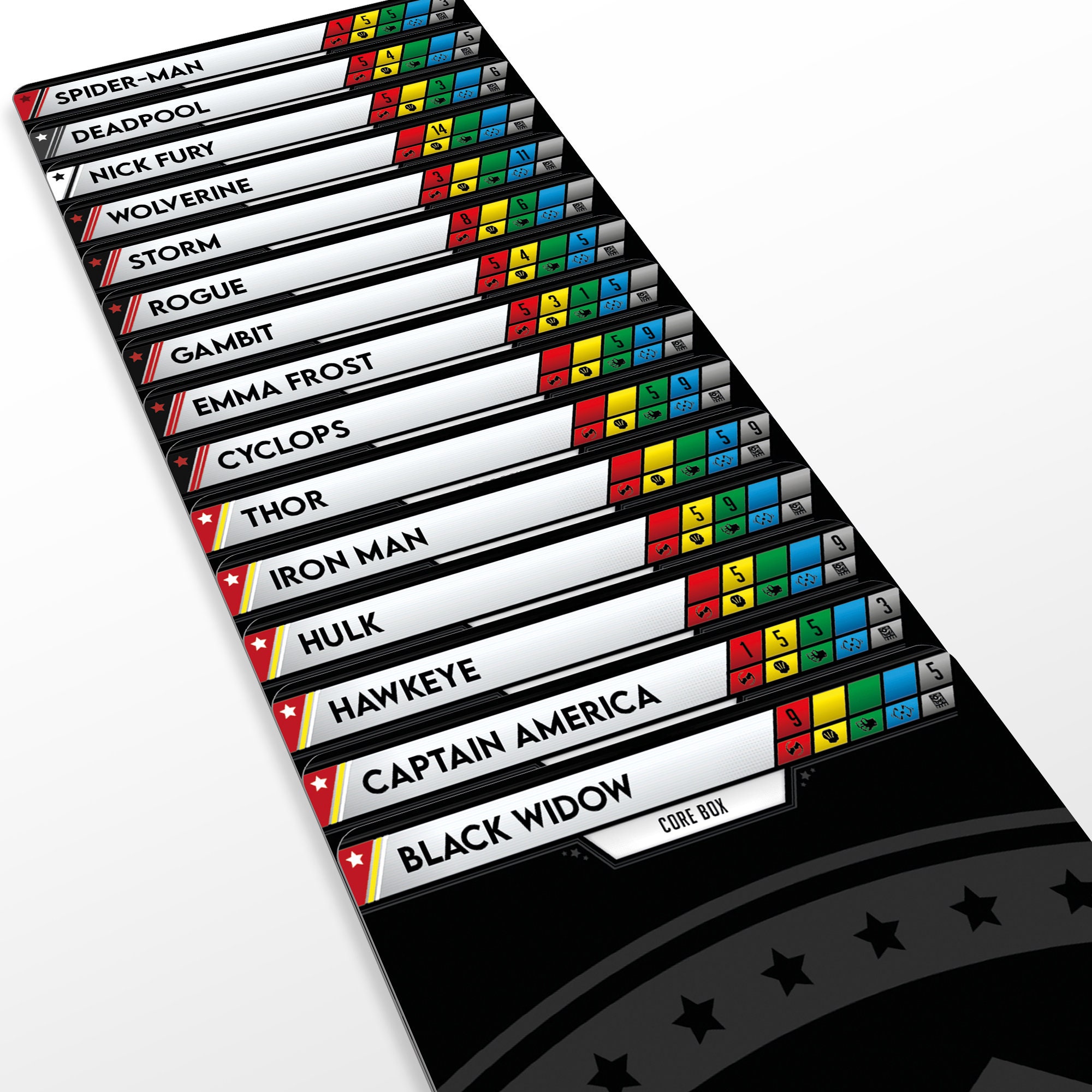 Core Box - Marvel Legendary Dividers - Etsy