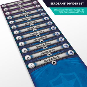 arkham horror the card game dividers LCG Deck Box COMPLETE SET Removable dividers compatible with our Storage Systems. Dividers for Binders Arkham Horror