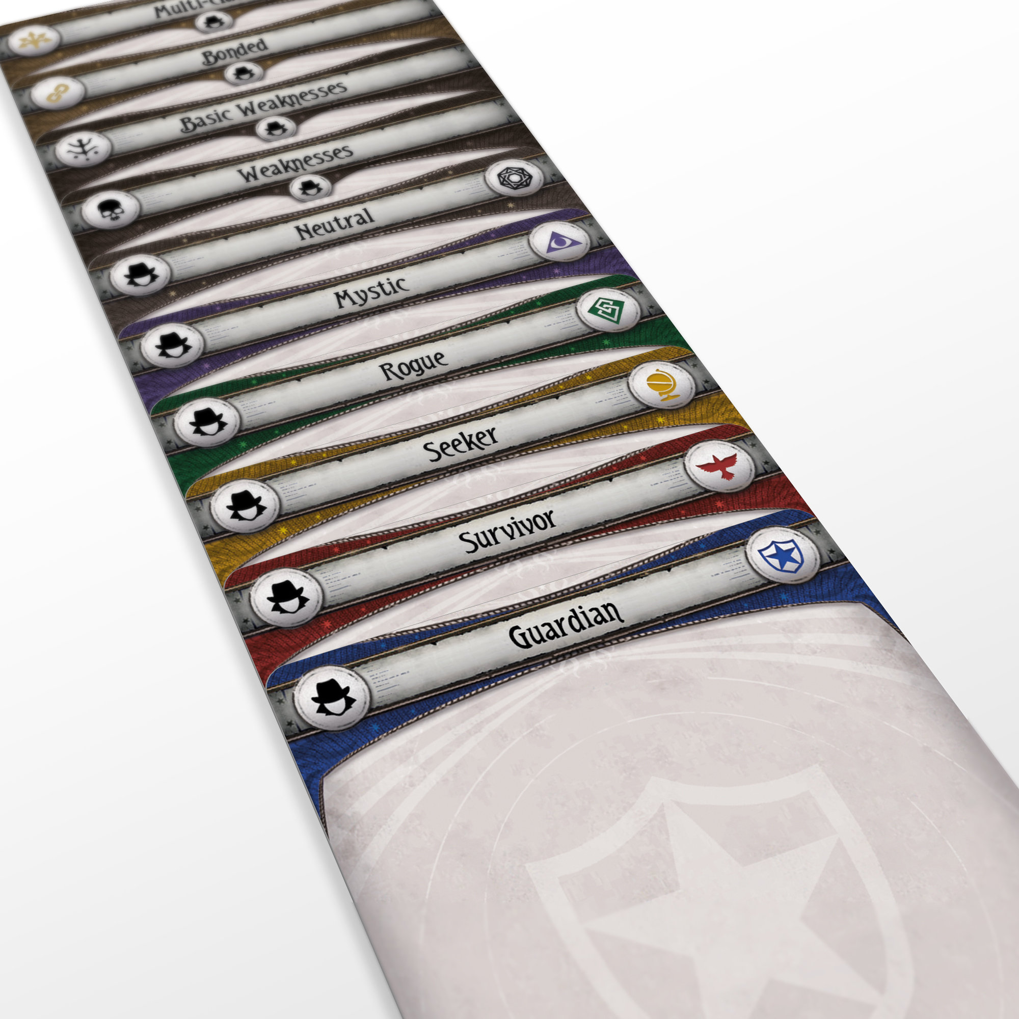 arkham horror card game dividers Player Deck for Arkham Horror LCG, Assets Events Skills - Arkham Horror LCG  Dividers - Vertical - 78pcs main image 1