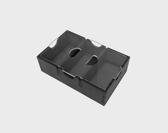 Modular Black Wooden Token Storage Box - Infinity Box Compatible