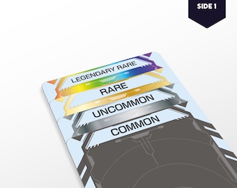 Gundam Kartenspiel Organizer Karten - Rarität Set - 4 Karten zum Organisieren von Gundam Sammelkartenspiel Teiler