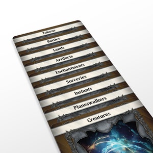 Categorías Set - Tarjetas organizadoras/divisoras Magic the Gathering - 9 piezas