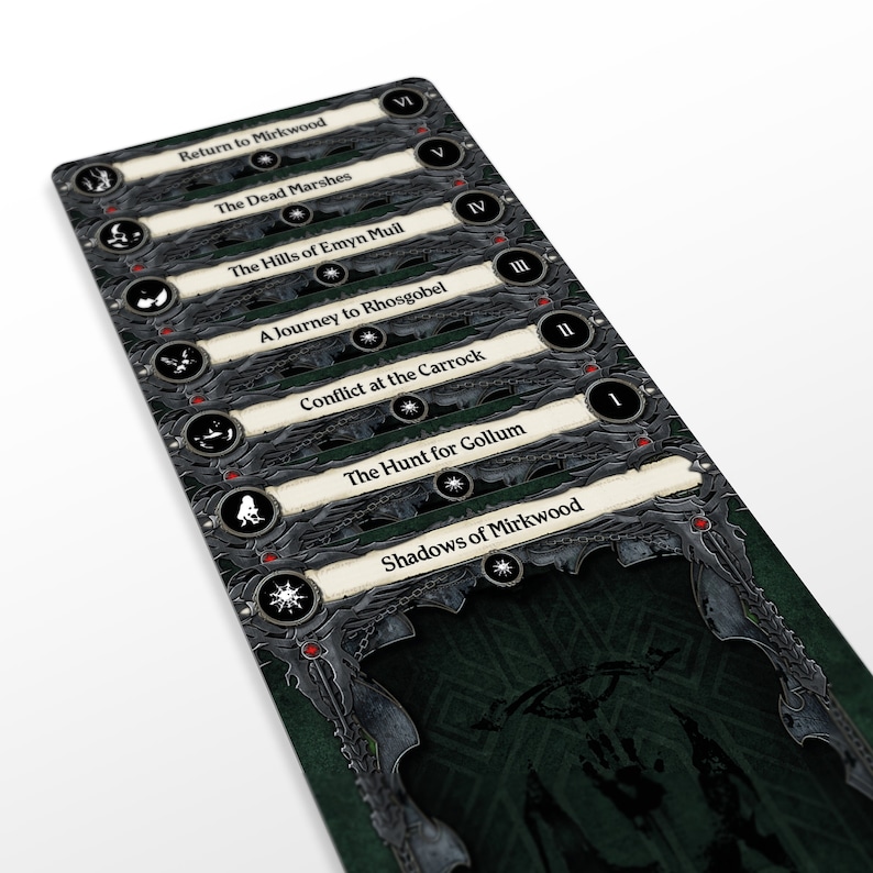Cycle 1 Lord of the Rings Dividers 7pcs Shadows of Mirkwood Set