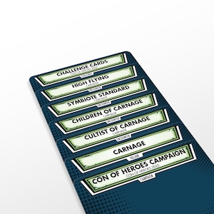 Con of Heroes 2025 Fan Made Content - Marvel Champs Dividers - 7Stk