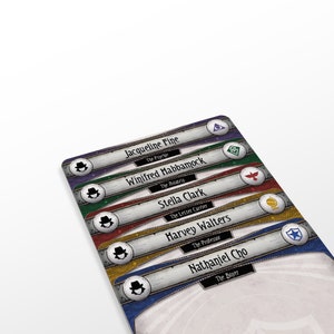 Starter Deck Investigator Dividers - Arkham Horror Dividers - 5pcs
