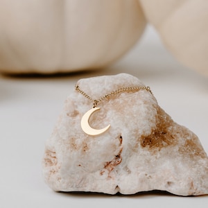 Moon Necklace, Crescent Moon Necklace, Silver Moon Necklace, Silver Crescent Moon, Gold Crescent Moon Necklace, Moon Necklace, Crescent Moon