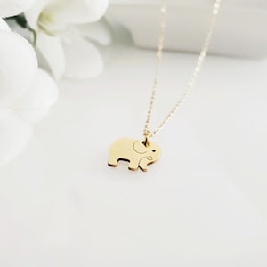Elephant Necklace, Elephant Jewelry, Elephant Charm Necklace, Elephant Gifts, Gift for Women, Best Friend Necklace, Elephant Necklace