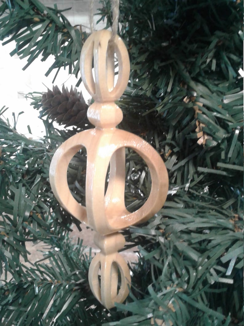 Scroll saw 3D ornaments Christmas tree ornaments handcrafted Etsy