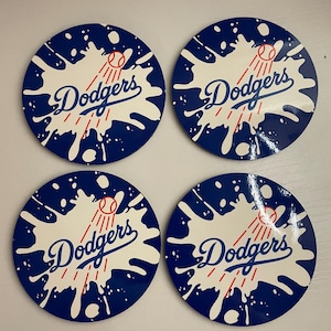 Dodgers Coasters Set of 4