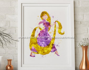 tangled poster etsy