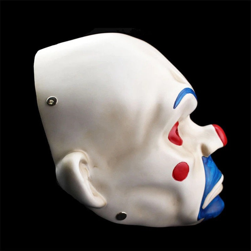 Takerlama alta calidad resin Joker Banco Ladrón Máscara Payaso Etsy