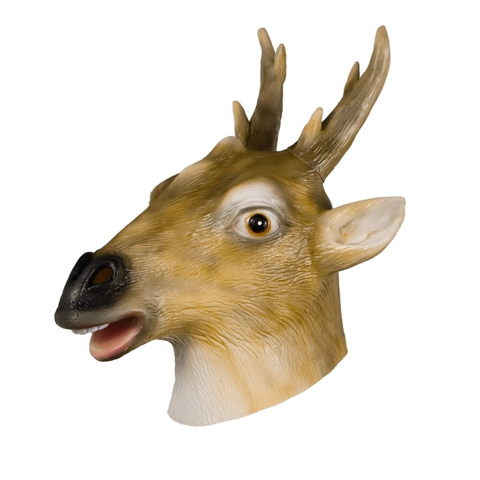 Cosmask Halloween Cute Deer Head Latex Mask Halloween Costume Etsy