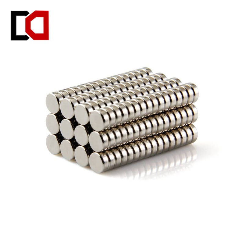100pcs disc 5x2mm n50 rare earth permanent strong neodymium magnet bulk NdFeB magnets nickle