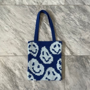 SMILEY BAG PATTERN pdf only crochet pattern image 3