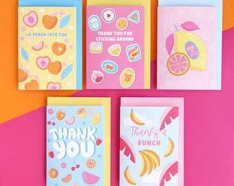 Bundle of 3 Illustrated Greeting Cards for Any Occasion - Bundle and Save!!