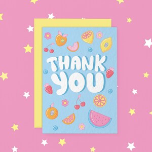 Fruit Themed Thank you Card | Retro Style Thank You Card, Appreciation Card, Fruit Pun Greeting Card | Australian Made Greeting Cards