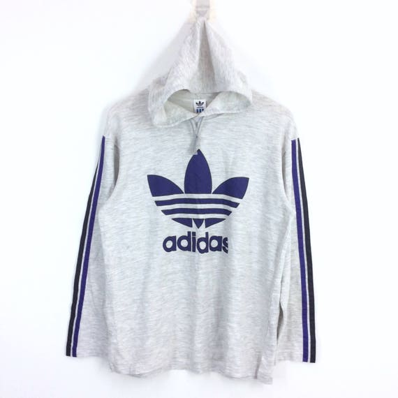 adidas hoodie with logo on sleeves