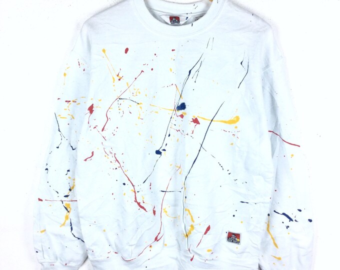 Ben Davis Sweatshirt Medium Size Retro Fashion Vintage 90s Full Printed ...