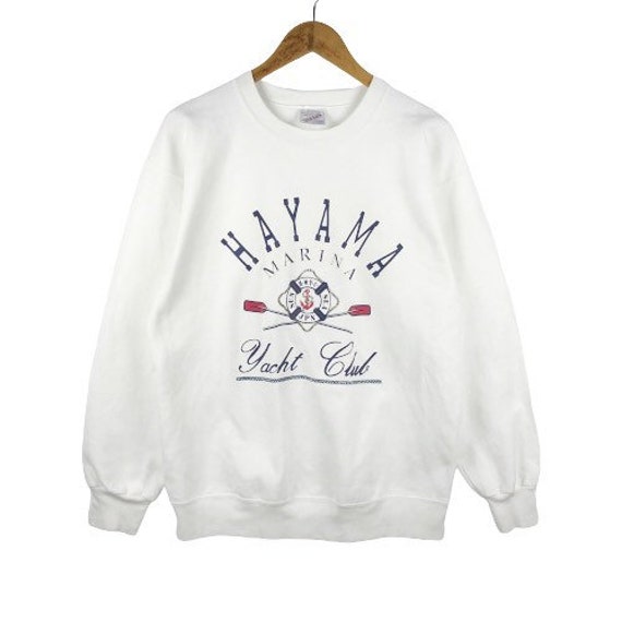 Vintage 80s 90s HAYAMA Yatch Club Sweatshirt Vint… - image 1