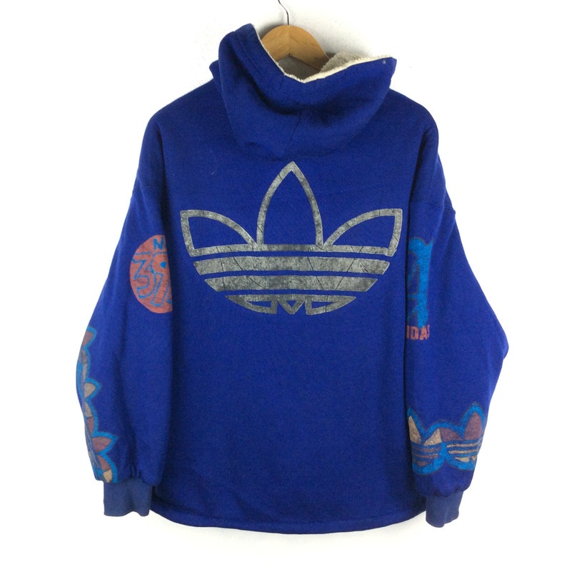 Adidas Con Vintage Inverno Etsy Giacca Felpa w0p8q6qY