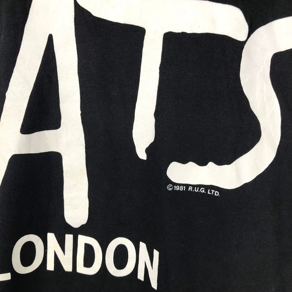 Vintage Cats London 1981 T-Shirt Large Size Festi… - image 3