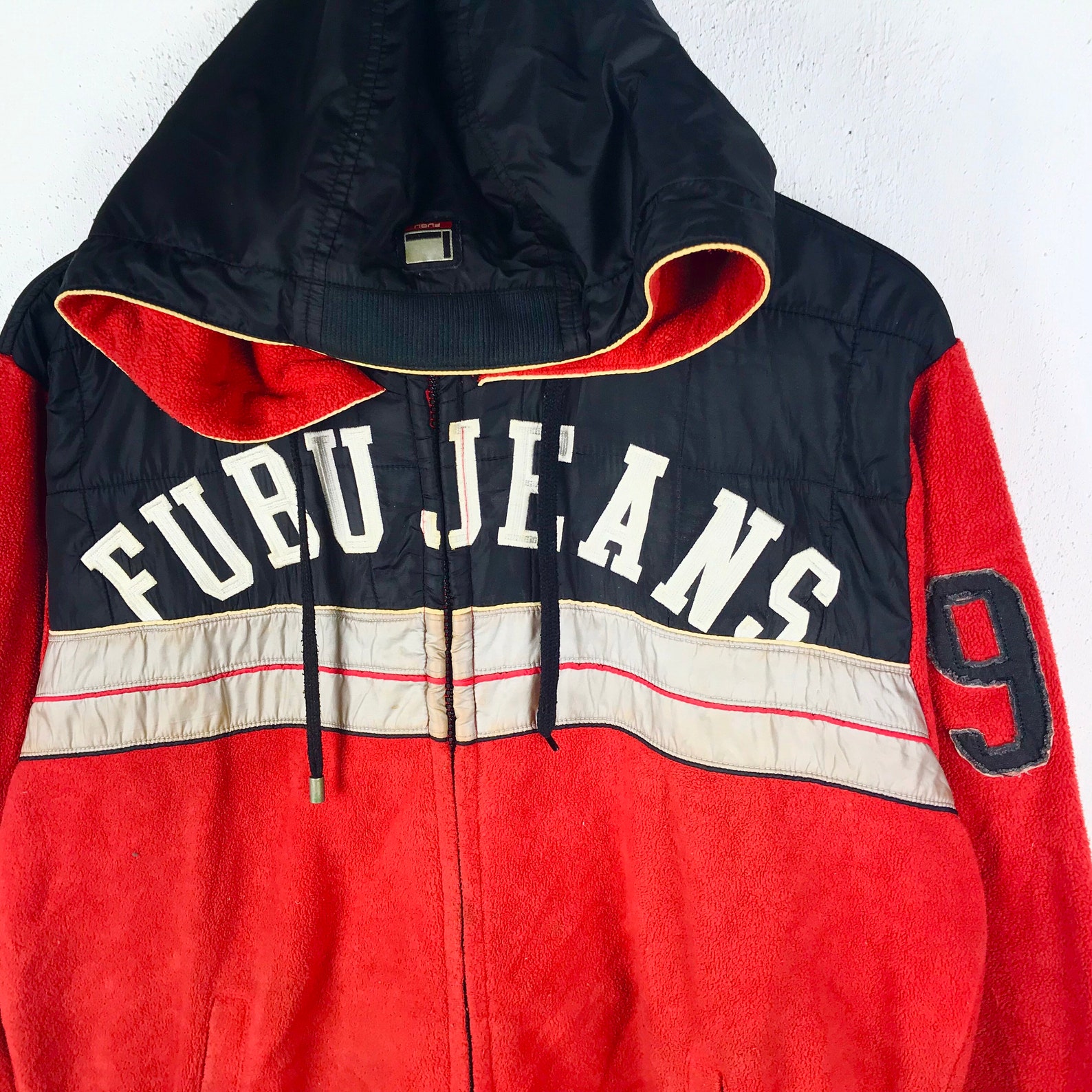 Vintage Fubu Collection Jacket Sweater Big Logo Spellout / | Etsy