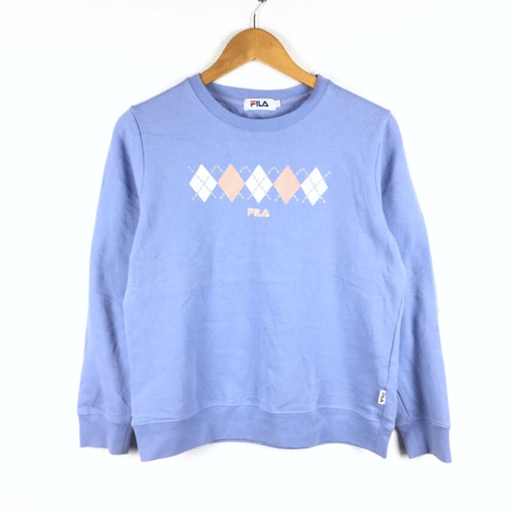 baby blue fila sweatshirt