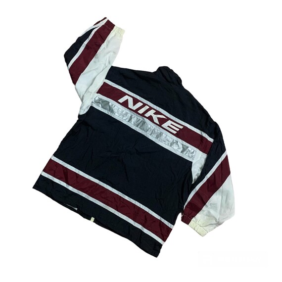 Vintage 90s Nike Jacket Nike Windbreaker Jacket Nike Black White and Red Color retro Big Logo Spellout Rap Tees Hip Hop Swag Etsy Ireland