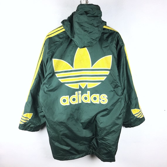 adidas green winter jacket