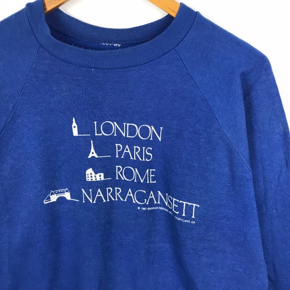 Vintage 1987 Brindar Sweatshirt London Paris Rome… - image 2