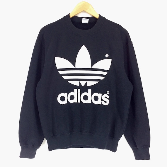 adidas sweatshirt with logo on sleeves