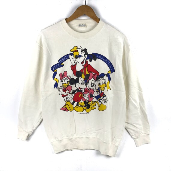 Vintage Mickey Mouse Sweatshirt Jacket Shirt Crewn