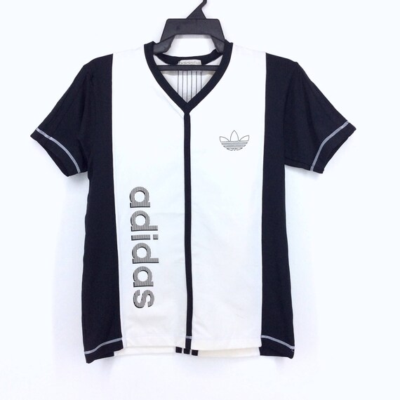 adidas white and black jumper