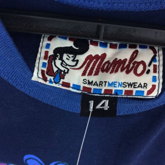 RARE!! Vintage 90s Mambo Shirt Mambo Smart Mens W… - image 2