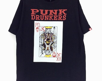 00s 落武者 Tシャツ ドラゴン 侍 ドクロ パンク USA ヴィンテージ 