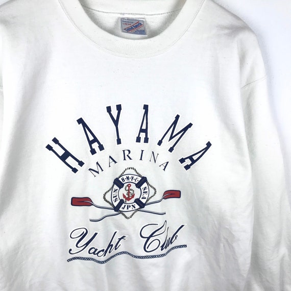 Vintage 80s 90s HAYAMA Yatch Club Sweatshirt Vint… - image 2