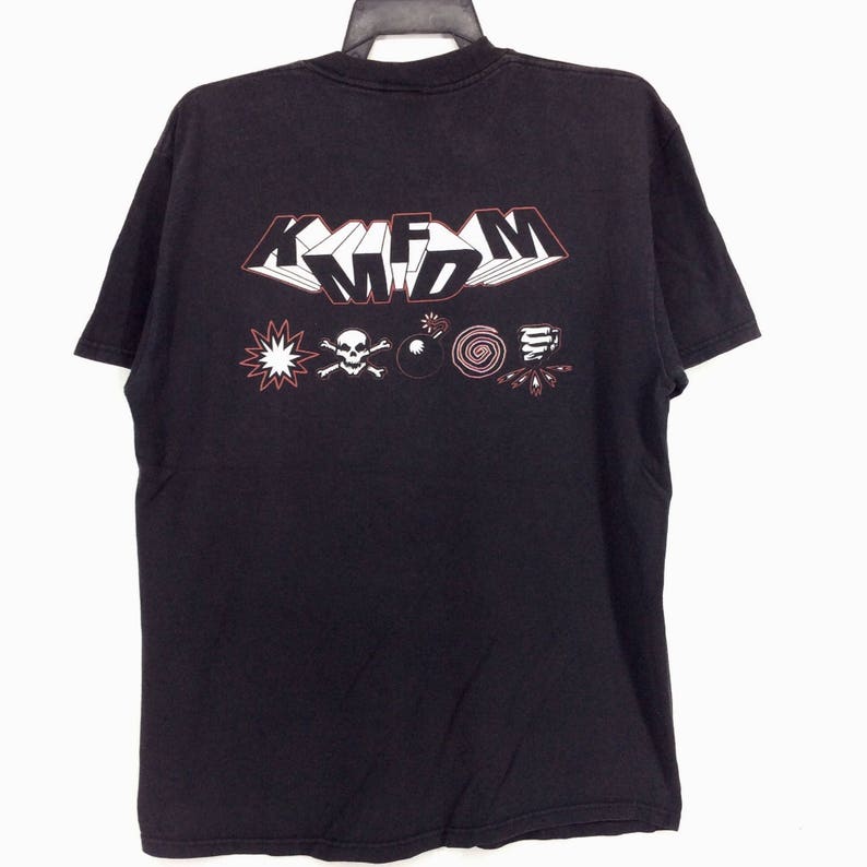Vintage 90s KMFDM Band Shirt Hardcore Alternative Rock / | Etsy