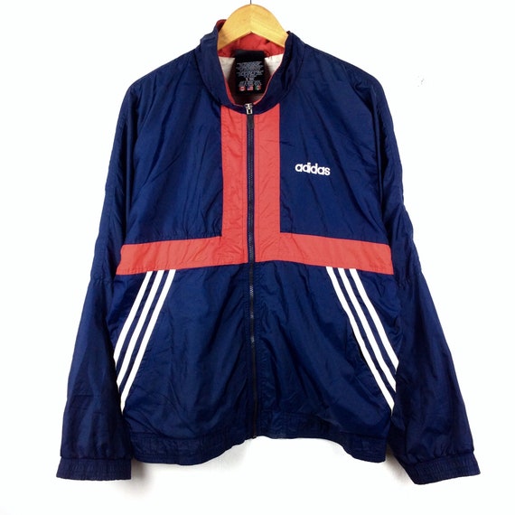 Vintage Adidas Jacket Multi Color / Adidas Windbreaker Jacket - Etsy