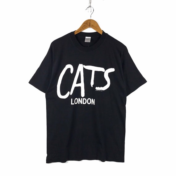 Vintage Cats London 1981 T-Shirt Large Size Festiv