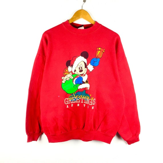 Vintage Mickey Mouse Sweatshirt Jacket 