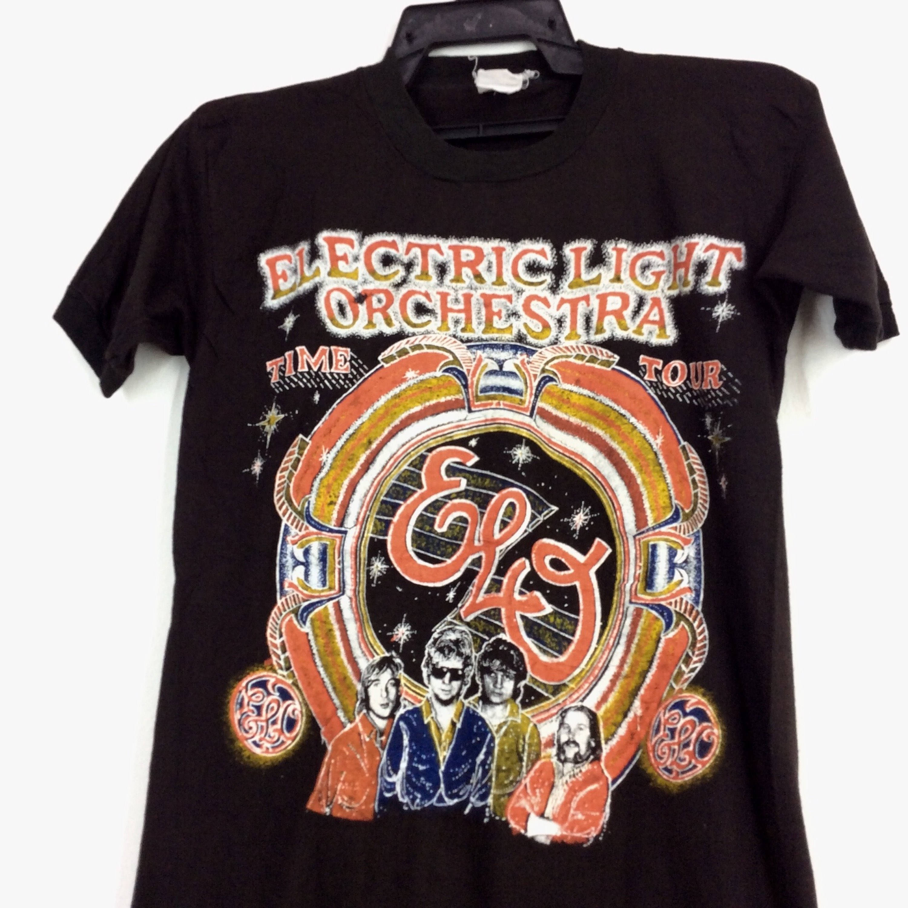 Vi ntage 80s Electric Light Orchestra Shirt Vintage ELO Band Etsy