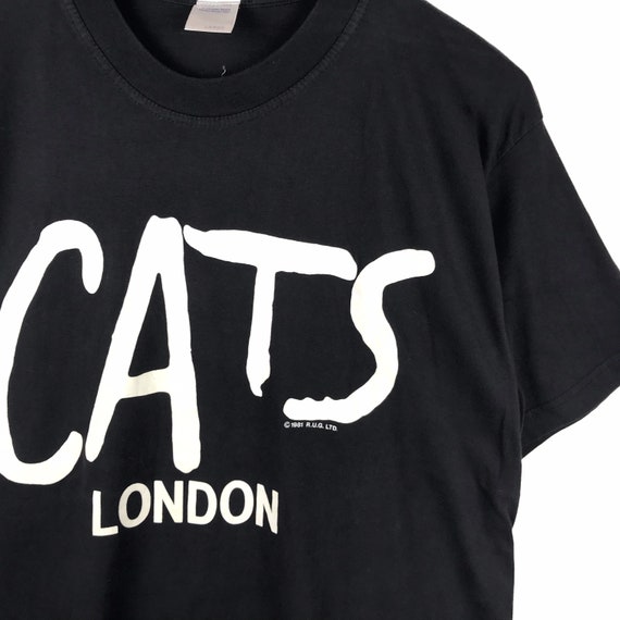 Vintage Cats London 1981 T-Shirt Large Size Festi… - image 2