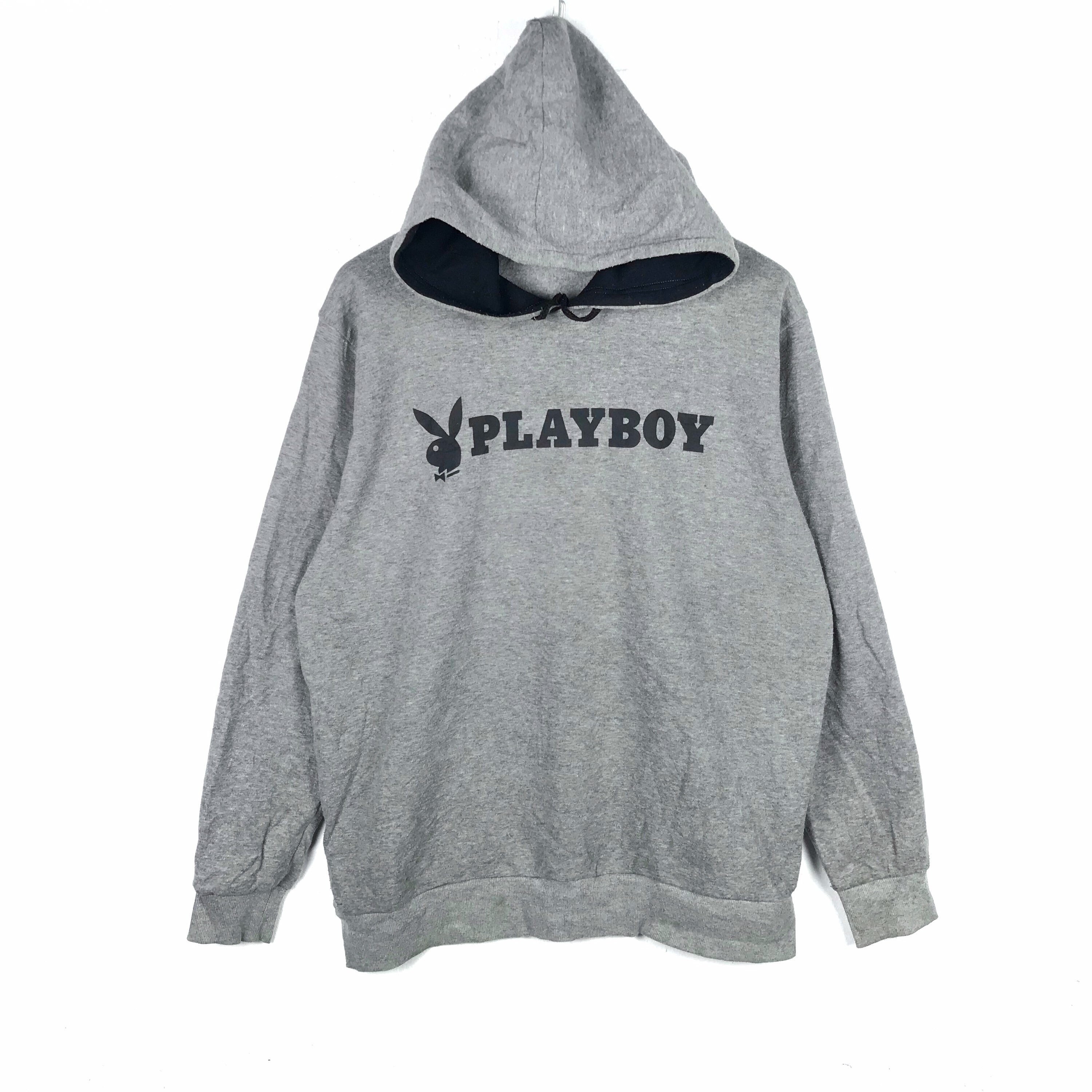 Vintage Playboy Hoodie Big Logo 