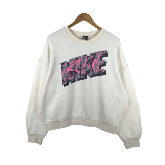 Vintage Nike Sweatshirt Nike Block Logo Pullover N