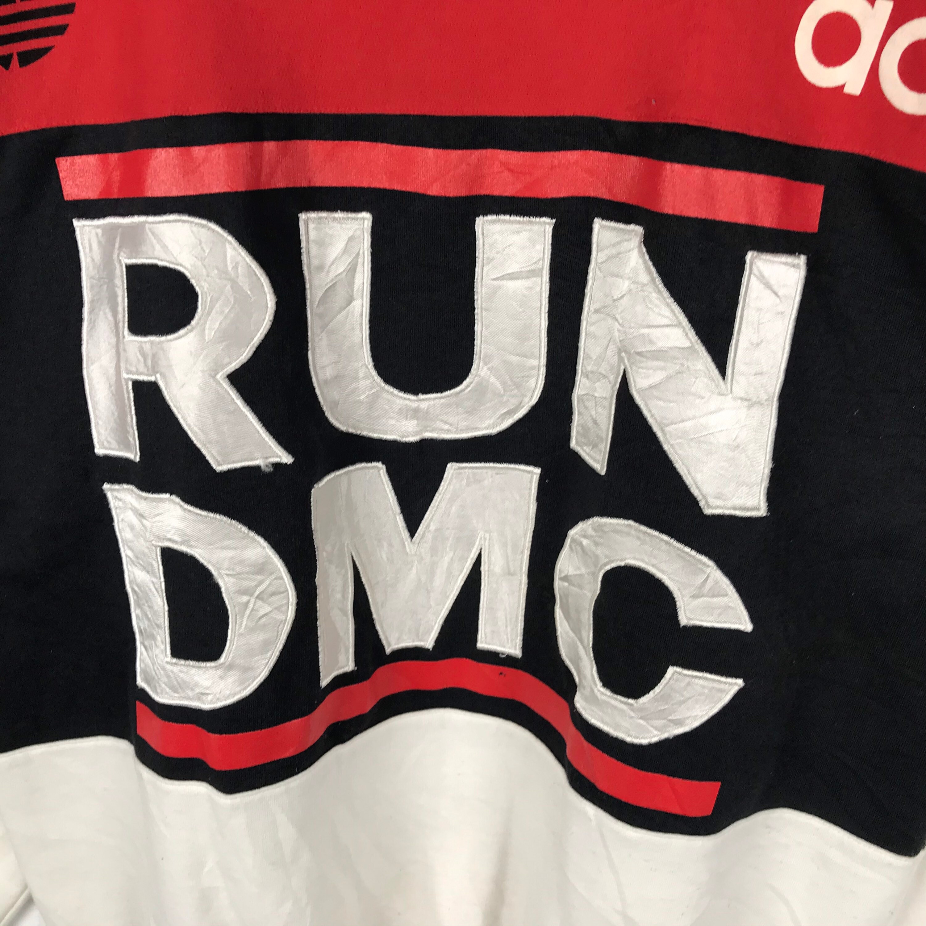 Super RARE Vintage 90s Adidas Run Dmc Sweatshirt Jumper Etsy Ireland